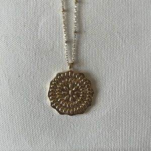 Gorjana Mosaic Coin necklace